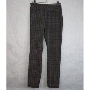 Camber & Grace Pants Womens S Gray Tweed Pull On Stretch Plaid Trouser Work Twee